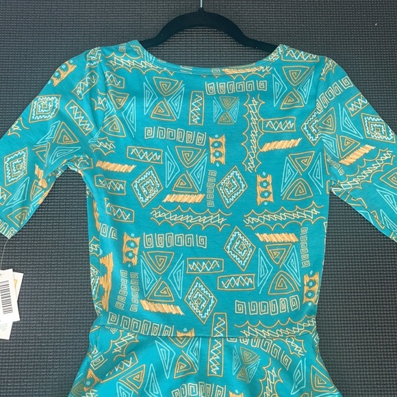 NWT LuLaRoe Nicole Dress midi full circle skirt scoop neck fitted bodice XS & L - Picture 5 of 15